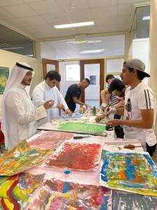 A Workshop Entitled: ‘Color Experiments’ at the Male Section